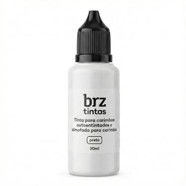 Imagem de Tinta para Carimbo 30ml [Preta] – Secagem Rápida & Alto Rendimento | Compatível com Carimbos Automáticos e Almofadas (Nykon, Trodat, Colop) – Fórmula à Base de Água sem Óleo – BRZ Office