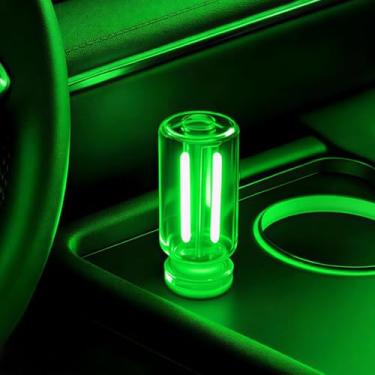 Imagem de Lâmpadas USB para carro, garrafa de vidro retrô, lâmpada noturna LED com controle regulável por toque, iluminação ambiente interior portátil para veículos, quarto, corredor, acampamento, presente para