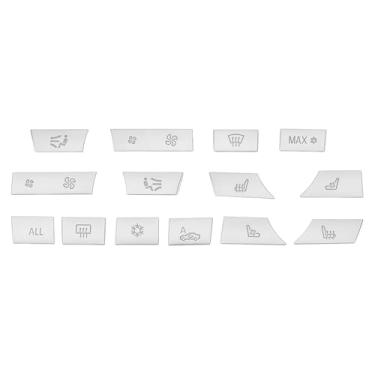 Imagem de Briny River 14 peças de capa de botão de ar AC de controle central compatível com BMW Série 5 F10/F18 (2011-2016) GT F07 (2011-2017)