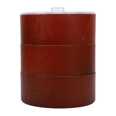 Imagem de Zerodis Bandeja de Servir Doces de Nozes, Caixa de Travessas, Estrutura Multicamadas, Bandeja de Servir Dividida, Caixa de Lanche Com Tampa, Prato de Aperitivo para Mesa de Centro, Mesa de Centro,