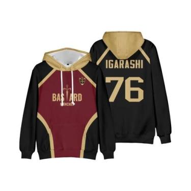 Imagem de Moletom Unissex De Cosplay Anime Blue Lock Com Capuz, Manga Longa, Est