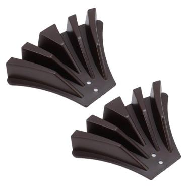 Imagem de TOPINCN Calha Downspout Dispersor Plástico Calha Downspout Desviador Extensão Dispersor de água da Chuva para Cotovelos Fundação Proteção (Marrom)