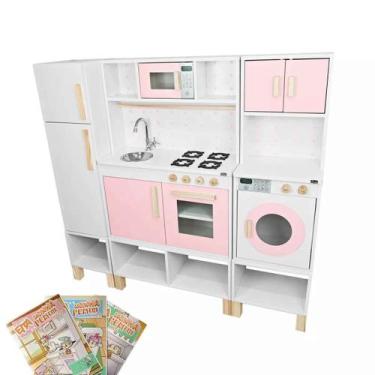 Imagem de Módulo Crescer Cozinha Completa - Eita Casa Perfeita, Rosa Bebê