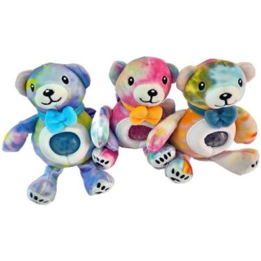 Imagem de Pelúcia Jellyros Ursinho Tie Dye Coleção Completa com 3 - Jellyroos, J