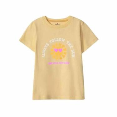 Imagem de Blusa Hering Infantil Menina Com Estampa Amarela-Feminino