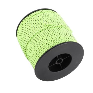Imagem de SPYMINNPOO Corda de Segurança à Prova de Reflexiva de Alta Densidade 2.5mm para Barraca de Acampamento Varal de Pesca, Verde Fluorescente 164ft