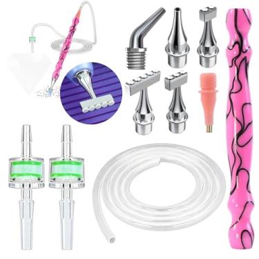 Imagem de Kit de substituição para canetas de pintura de diamante a vácuo, caneta de substituição E-Painter + 2 filtros + parafuso de aço 1/2/3/5/cotovelo multiplacers + tubo de silicone de 1 m serve para a
