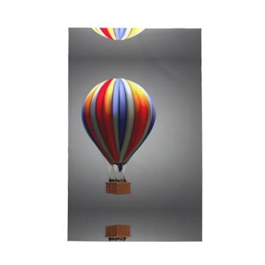 Imagem de XLLingL Toalhas de cozinha com estampa de balão de ar quente, panos de prato de microfibra, para decoração e limpeza de cozinha - 1 peça