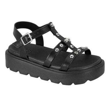 Imagem de Sandalia Inf Papete Molekinha 2362.103-9569.15745, Preto, 36