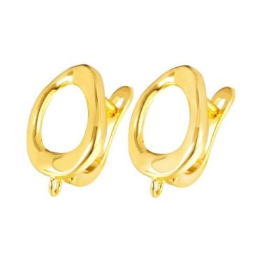 Imagem de Ganchos De Brinco Banhados a Ouro 18K, Anti-Alérgicos, Fecho De Brinco