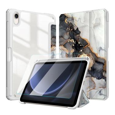 Imagem de Capinha Estampa Mármore Para Samsung S9 Fe 10.9 X510 + Vidro