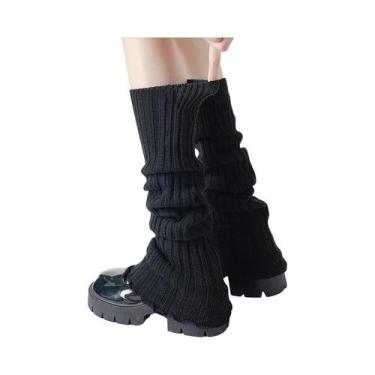 Imagem de Meias Femininas Estilo JK, Altura Até a Panturrilha, Meias Longas Para