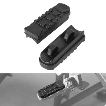 Imagem de NICECNC Capa de borracha preta para pés dianteiros compatível com BMW R1250GS Adventure 2019-2023, R1250GS 2018-2023, R1200GS Adventure 2012-2018, S1000XR 2015-2020, F850GS 2018-2023, Peg Capa