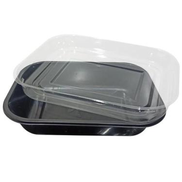 Imagem de Embalagem Forneável com Tampa 800ml G240 Galvanotek com 25 unidades co