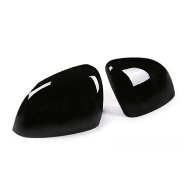 Imagem de Retrovisor do carro espelho lateral capa adesivo tampa da porta exterior caso guarnição de carbono Compatível com benz classe a cla w177 c118 2019-2021(Gloss Black)