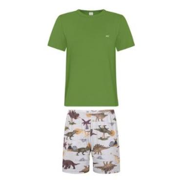 Imagem de Pijama Infantil Menino Bege Dinoland Alakazoo-Masculino