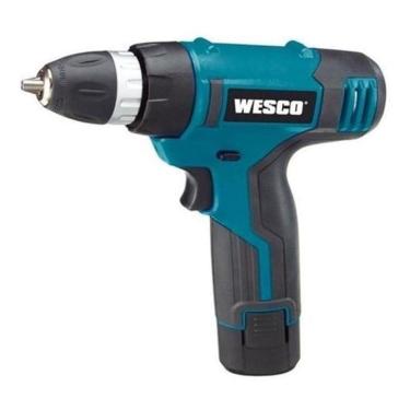 Imagem de Furadeira Parafusadeira - Sem Fio - Wesco - Azul - 110V/220V
