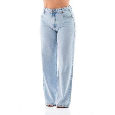 Imagem de Calça Jeans Feminina Arauto Wide Leg-Feminino