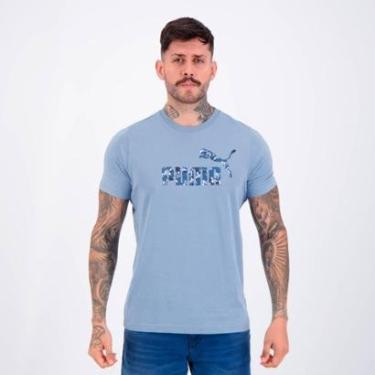 Imagem de Camiseta Puma Essentials Camo Tee Masculina-Masculino