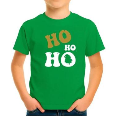 Imagem de Camiseta Camisa Infantil Juvenil Para Menino Menina 100% Algodão Natal