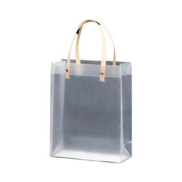 Imagem de Bolsa De Plástico Transparente Fosca 10PCS Caixas E Sacolas De Present