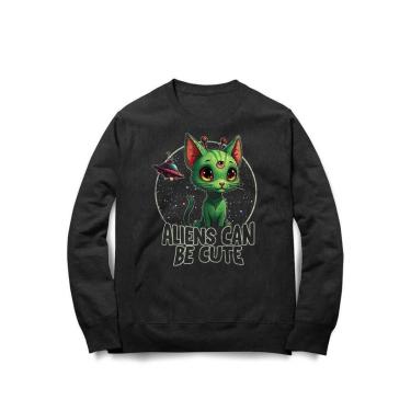 Imagem de Moletom Studio Geek Aliens Can Be Cute Unissex-Unissex