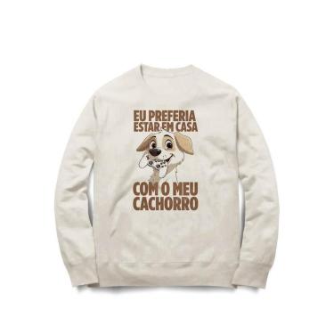 Imagem de Moletom Studio Geek Preferia Estar Em Casa Unissex-Unissex