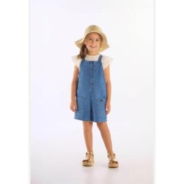 Imagem de Jardineira Unissex Infantil em Jeans Up Baby-Unissex