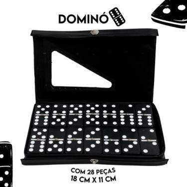 Imagem de Domino De Osso Preto Profissional - Pedras Grandes - Nybc
