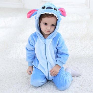 Imagem de Pijama Macacão Stitch Infantil Promoção A Pronta Entrega - Jhon House,