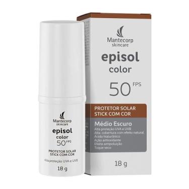 Imagem de Protetor Solar Episol Color Stick FPS 50  Médio Escuro 18g - Hypera Ph