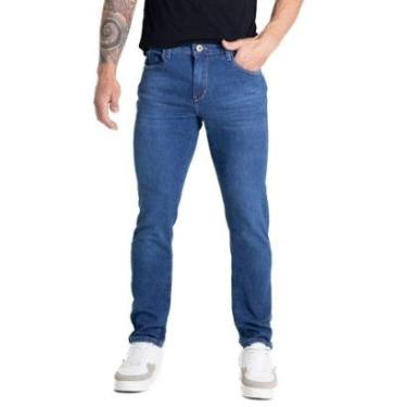 Imagem de Calça Jeans Sawary Slim - 280392 - Azul médio 46-Masculino