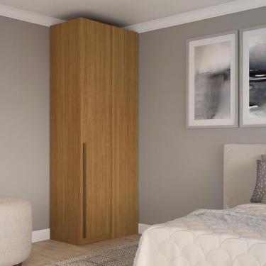 Imagem de Guarda Roupa de Canto Reto Modular Altezza Trend Belmax, Freijó