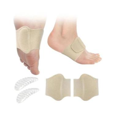 Imagem de Palmilhas Esportivas Unissex Com Suporte Para Arco Para Pés Planos, Fu