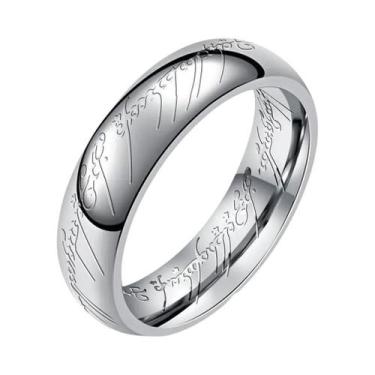 Imagem de Alianças De Casamento Em Aço Inoxidável Com Gravação a Laser Para Casa