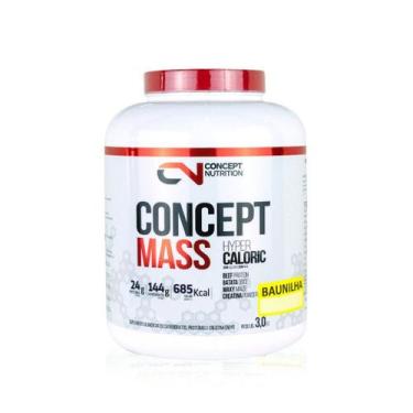 Imagem de CONCEPTMASS 3KG - Hipercalórico da CONCEPT NUTRITION, BAUNILHA