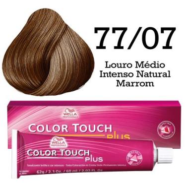 Imagem de Tonalizante Color Touch 77.07 Louro Médio Intenso Natural Marrom  Well