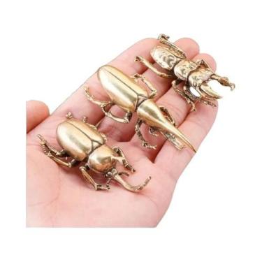 Imagem de Estatueta De Cobre De Inseto De Simulação (Besouro, Unicórnio, Fada) P