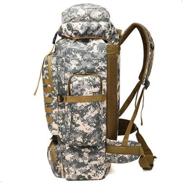 Imagem de Mochila Tática Lorben Camuflada Militar Trilha Camping Trekking Aventura 80 Litros