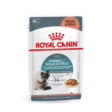 Imagem de Ração Úmida Royal Canin Bolas de Pelo para Gatos Adultos Sachê 85G
