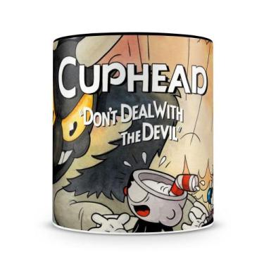 Imagem de Caneca Personalizada Cuphead - Porcelana Brilhante com Alça Preta - Am