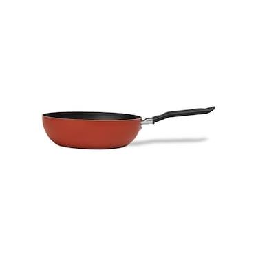 Imagem de Panela Wok Brinox Fun Antiaderente Pro-Flon 2,3L 24cm Terracota