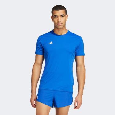 Imagem de Camiseta Adidas Adizero Essentials Masculina, Azul royal, M