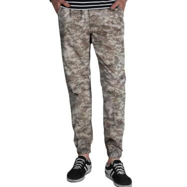 Imagem de Calça Jogger Chino Masculina Match (34, 6552 Camuflado Marrom Claro)