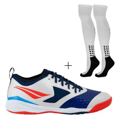 Imagem de Kit 01 Chuteira Futsal Penalty Max 1000 Ecoknit CBFS + 01 Meião Penalty Matis Treino 39-44