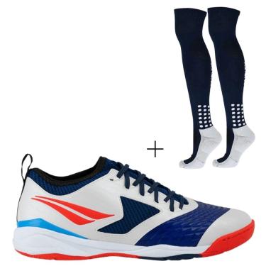 Imagem de Kit 01 Chuteira Futsal Penalty Max 1000 Ecoknit CBFS + 01 Meião Penalty Matis Treino 39-44