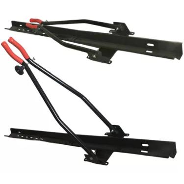 Imagem de Transbike Suporte Bicicleta Teto Tipo Calha P/1 Bike Preto