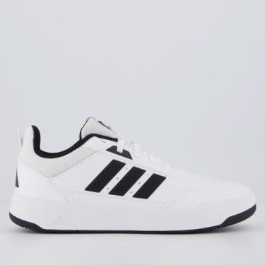 Imagem de Tênis Adidas Tensaur Sport 3.0 Infantil Branco e Preto, 35