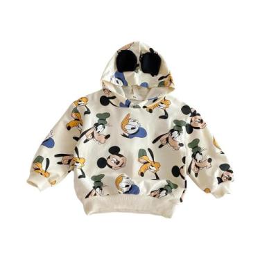 Imagem de Moletom Infantil Disney Minnie Mickey Com Capuz E Manga Comprida, Mole