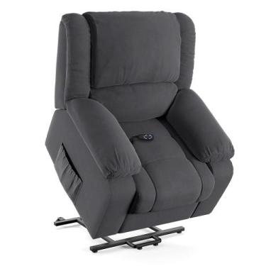 Imagem de Poltrona do Papai Reclinável Sala de Cinema Barcelona Elevação Lift El